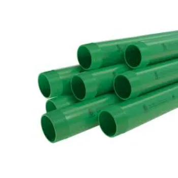 Green Plastic Plumbing Pipe
